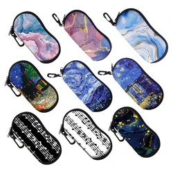 Marble Pattern Glasses Case Anti-Fall Simple Series Sunglasses Storage Box Vintage Contacts Case Men Women Fashion Accessories