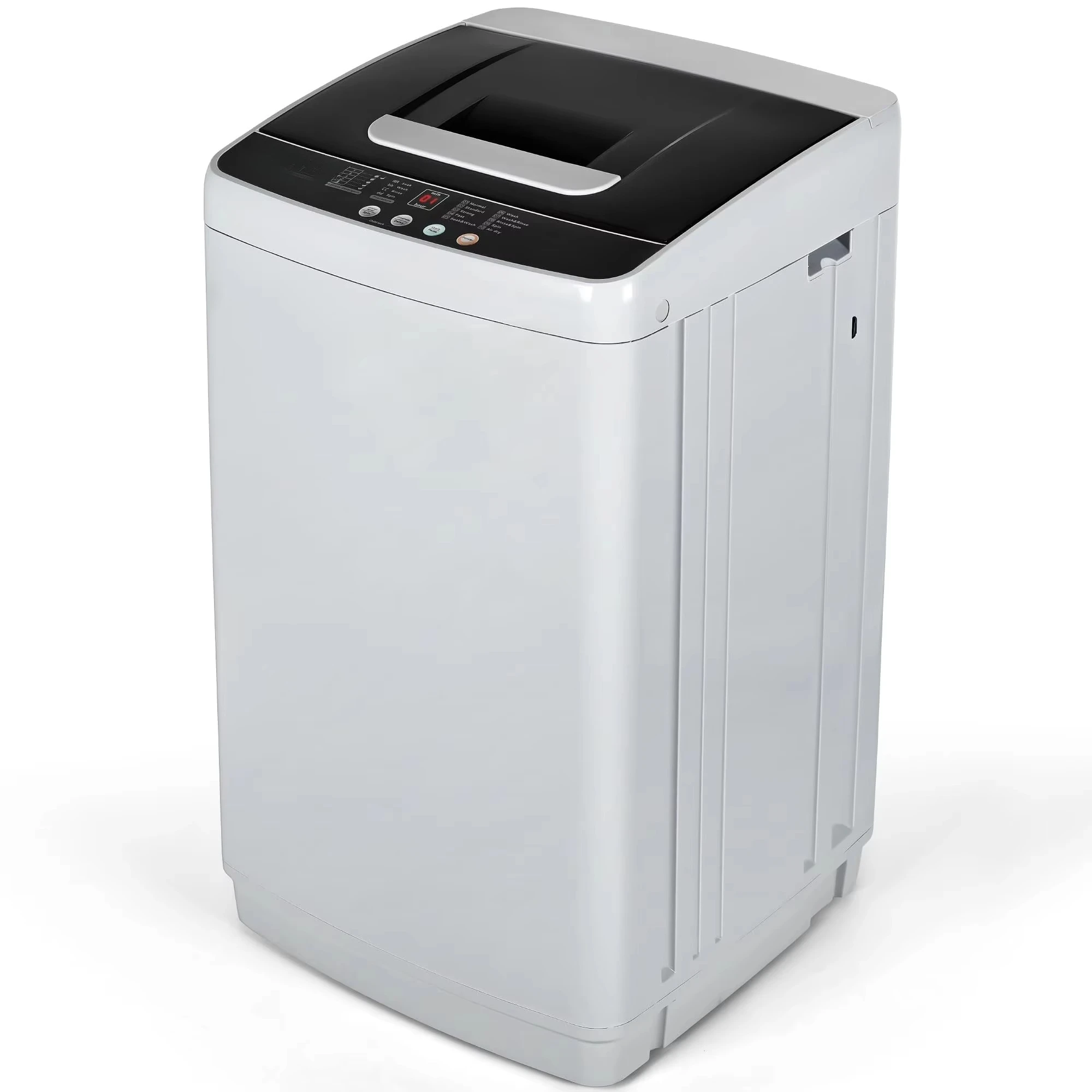 Euhopy 1.03 cubic foot washing machine 8.8 lb capacity small portable washing machine with 10 programs and 5 water levels
