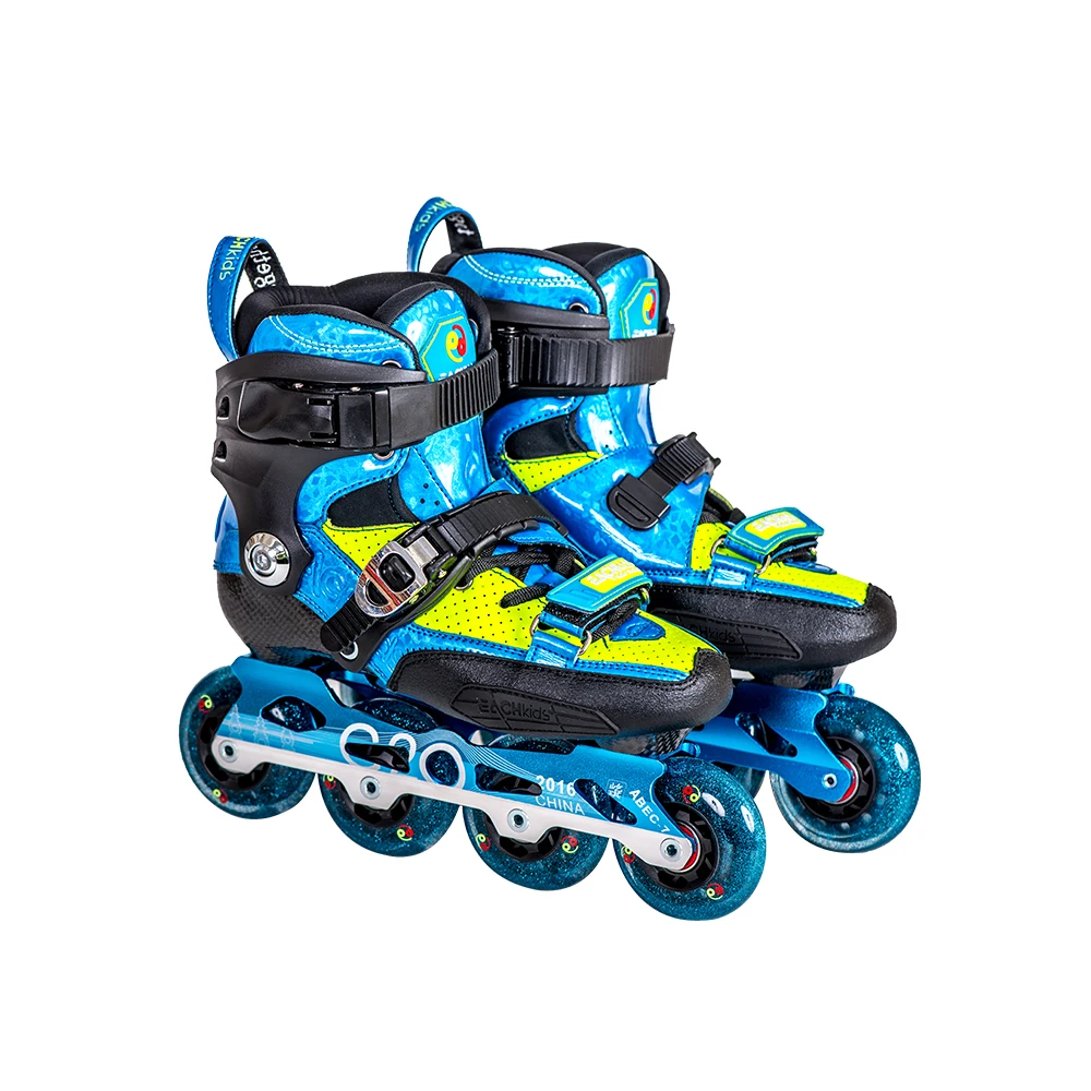 Kids Speed Skates Inline Professional Roller Skates 4 Wheels Custom Skating Shoes For Girl Boys Adult Kids