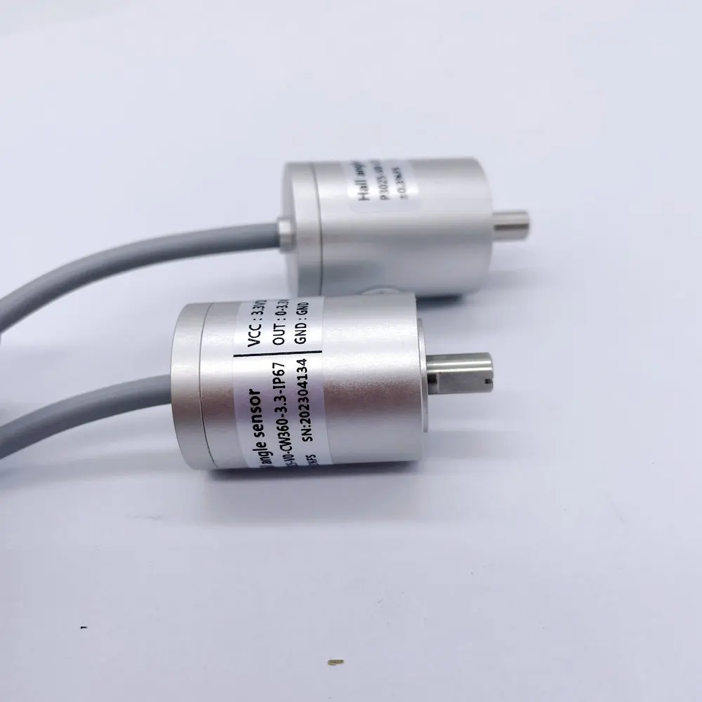 P3025 Analog 0-10V Angle Sensor SSI SPI Hall 90 180 360 Degrees Waterproof IP67 Angular Sensor