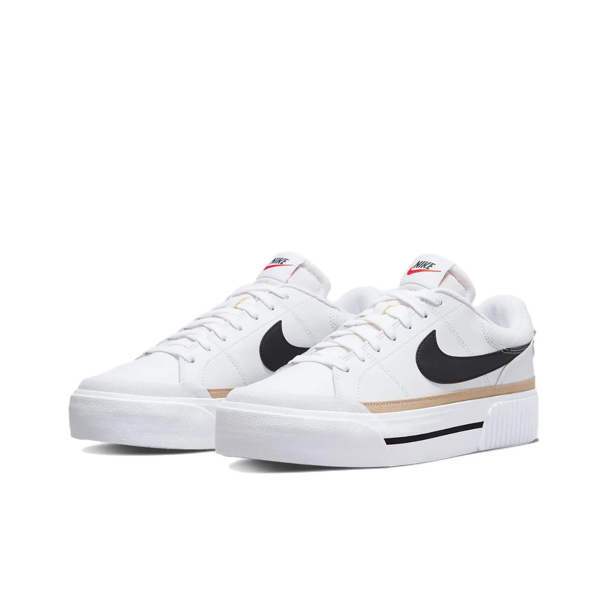 Nike originele COURT LEGACY LIFT schoenen Dames 2024 Nieuwe zomer Dikke zool Verhoogde mode lichtgewicht casual sneakers