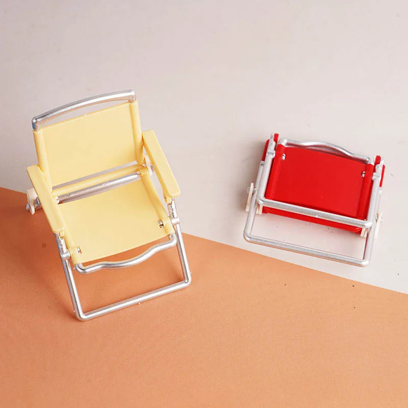 Maison de jeu pour enfants, jouets, chaises pliantes de Camping sur le terrain, Table de pique-nique, poêle à Cassette, Mini maison de poupée, modèle d'ornement