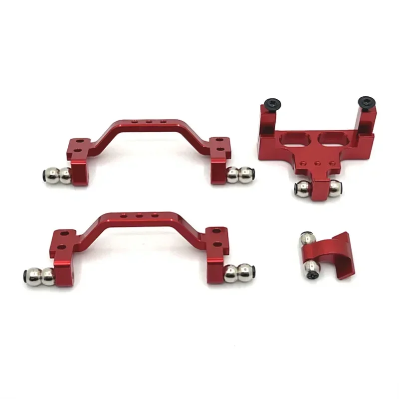Front Rear Rod Seat Servo Fixing Seat for For WPL 1/16 C64 Toyota Hairakkusu Metal Upgrade Parts RC Car OP Accessories Truggy