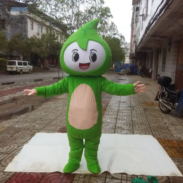 Cartoon Charactors Leaf Mascot Costume Leaves Mascot Costumes for Sale Fancy Dress Carnival Halloween Clothings Can Add Logo