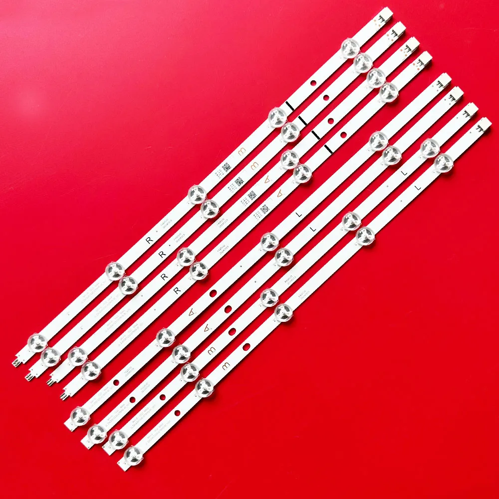 

4/12pcs LED Backlight strip lamp For SVV430A52 SVV430A78 JL.D43081330-078HS-M TX-43GS350E 43FX555E 43FX555B 43FX551B 43GX550E