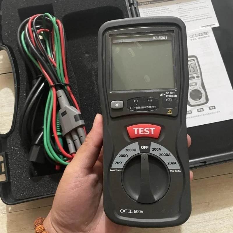 Digital Loop Resistance Tester 100A 200A Micro Ohm Meter Contact Resistance Measuring Device for Switch Circuit Breaker Test