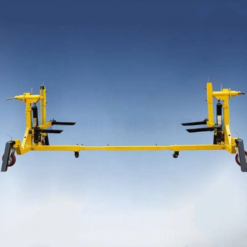 Mobile Vehicle Flipping Support with 1800kg Load Capacity Manual Reversing Platform for Vehicle Body Painting Reversing Support
