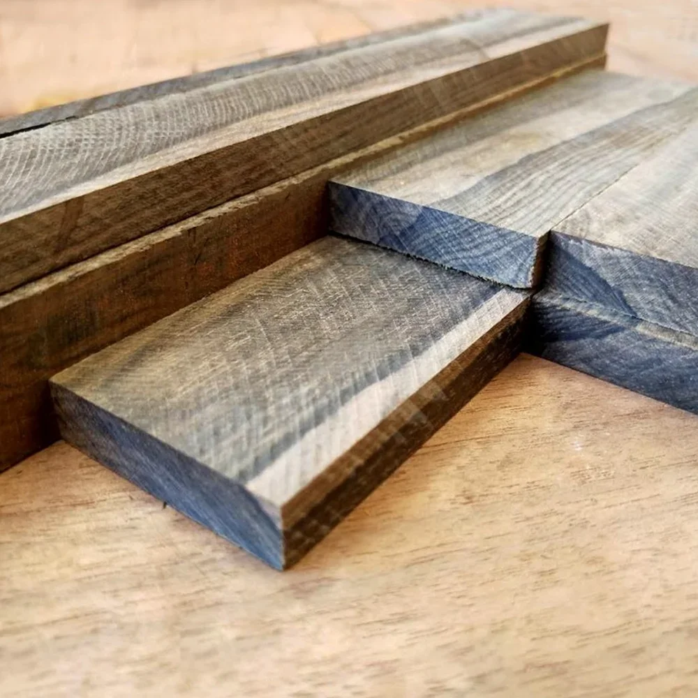 1 pezzo di legno di cachi nero Ziricote, Ciricote (Cordia Dodecandra) Manico di coltello messicano in ebano Materiale Materiali per la produzione di coltelli