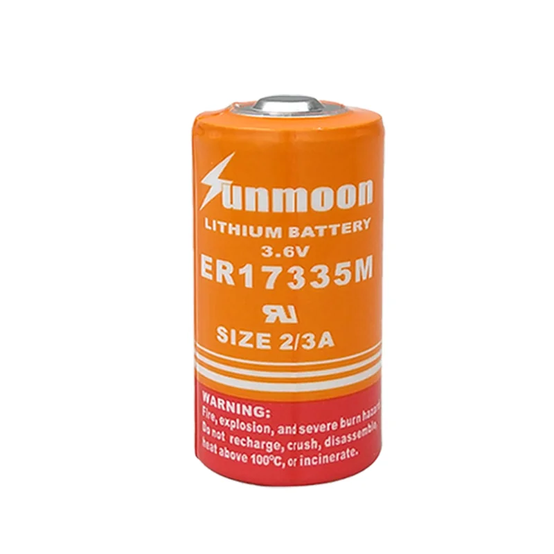 Sunmoon ER17335M-caudalímetro de Control Industrial, medidor eléctrico PLC con batería de litio de 3,6 V, Sensor de humo