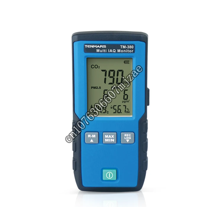 Tenmars TM-380 Digital Multi IAQ  Air Quality Tester CO2 PM2.5 PM10 Temperature and Humidity Meter