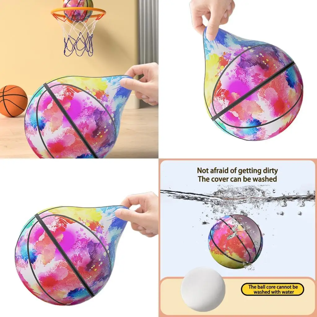 

Легкий тихий баскетбольный мяч M5TC для тренировок в помещении улучшает навыки стрельбы