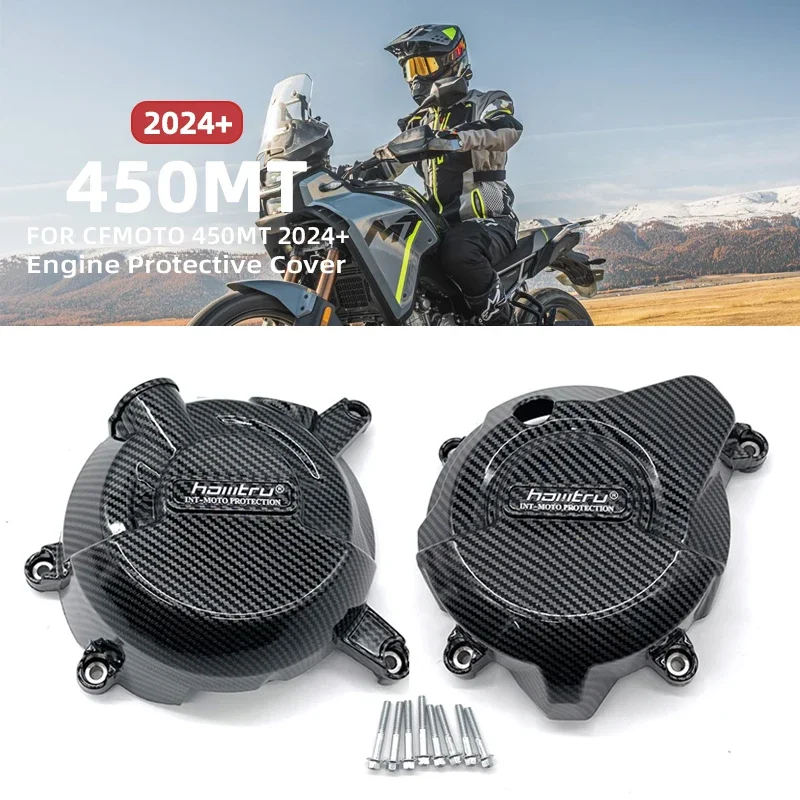 

Fit For CFMOTO 450MT 450 MT 2024+ Anti-Fall Engine Cover Motorcycle Side Engine Guard Engine Protection Cover Accessories 450/MT