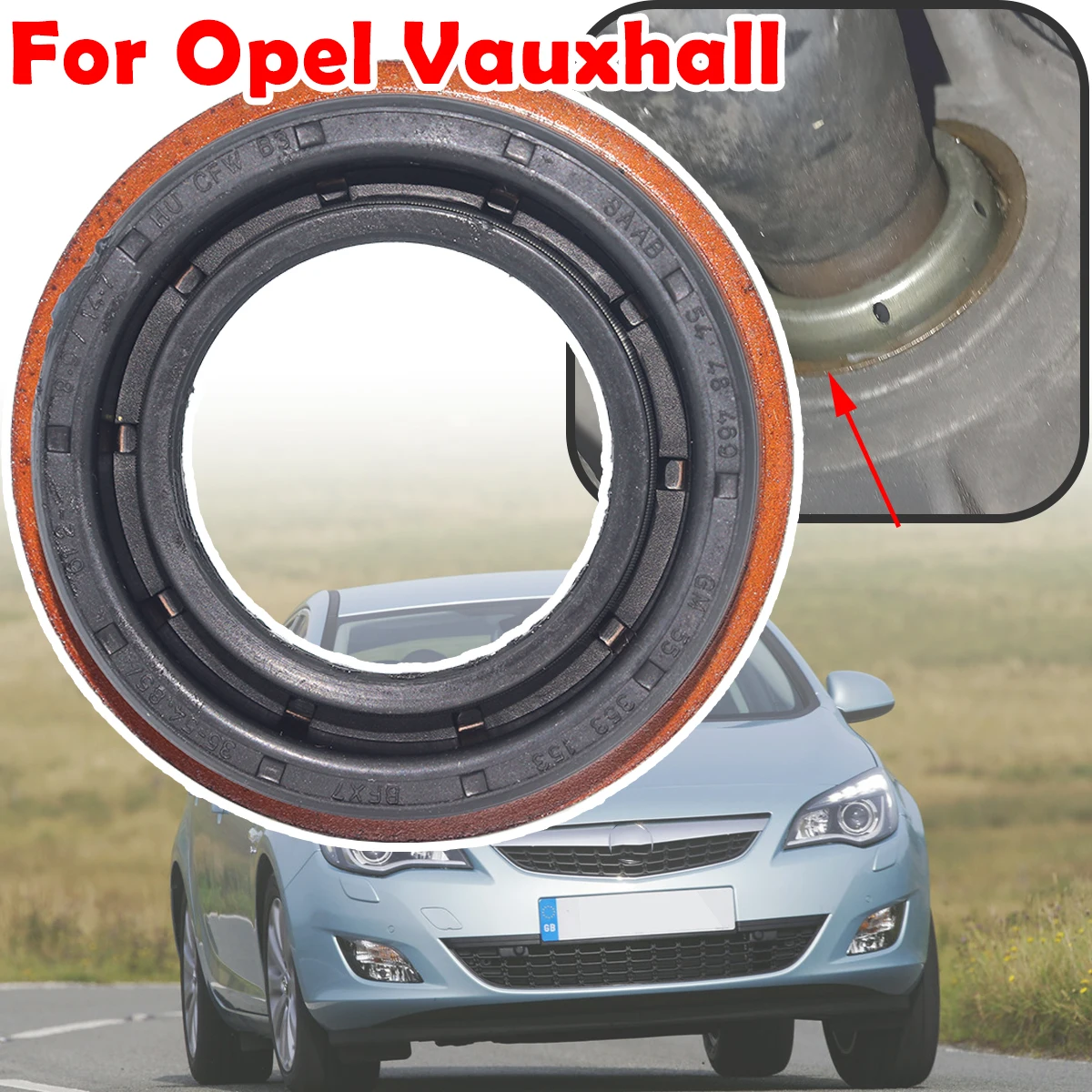 

Drive Shaft Oil Seal Drivetrain For Opel Vauxhall Adam Zafira Vectra Astra Combo Calibra Cascada Driveshaft Gearbox Axle Ring