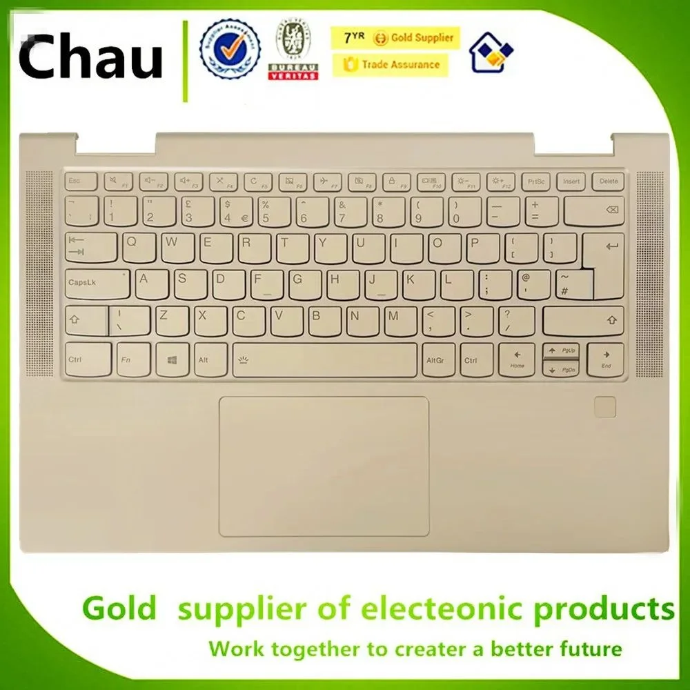 

Chau YOGA C740-14 C740-14IML Upper Case Palmrest US keyboard Backlight Touchpad AM1FG000310