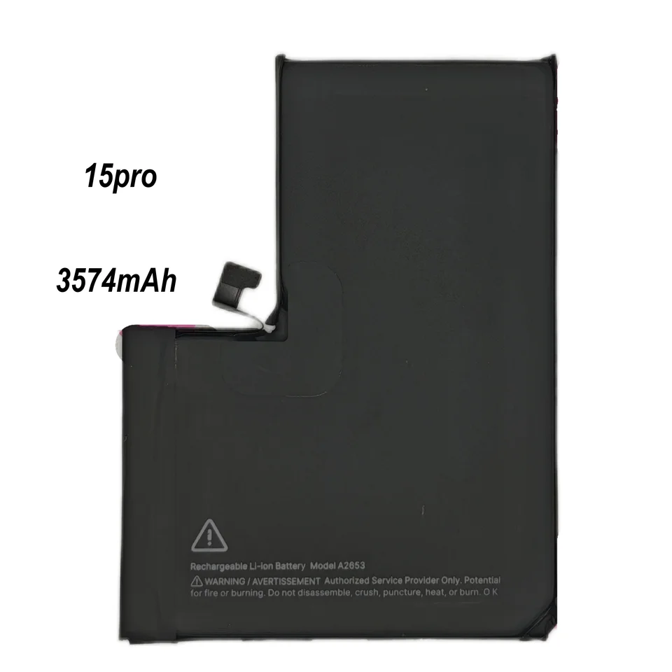 Batería de litio 2026 100% nueva para iPhone 15/15Plus/15Pro/15ProMax 3501-5000mAh, incluye herramientas 5