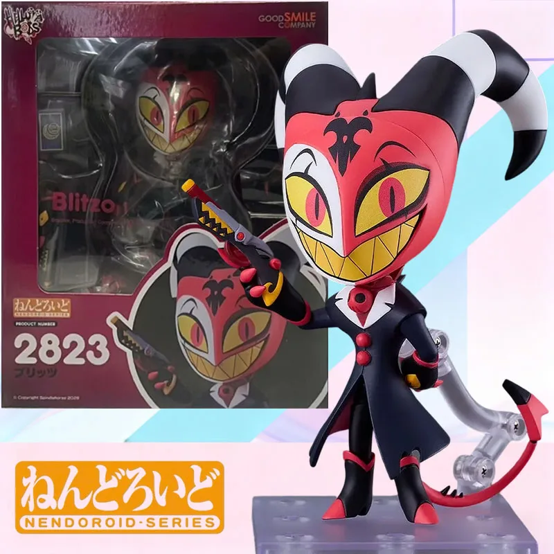 

Good Smile Company Nendoroid 2823 Helluva Boss Blitzo 130mm Articulated Action Figure with 3 Faces Gun Smartphone Grimoire
