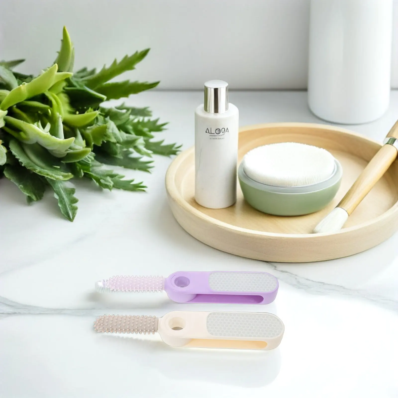 

Набор из 2 складных нано-стеклянных пилок для ног, для педикюра, удаления огрубевшей кожи, отшелушивающий инструмент для душа