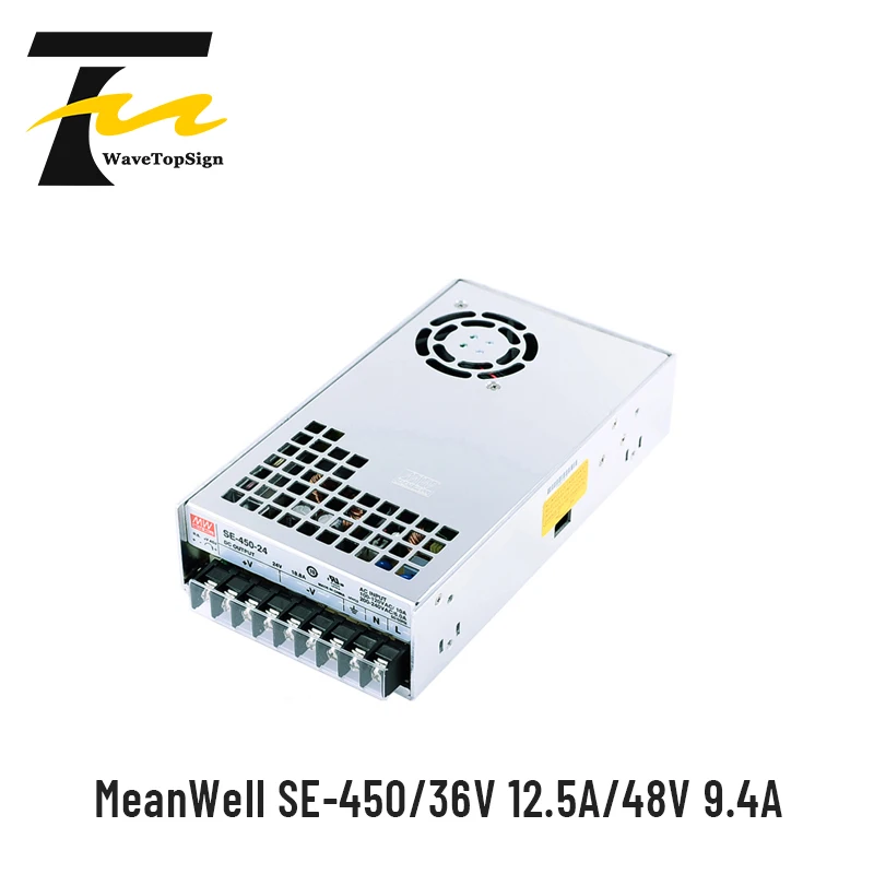 

Wavetopsign Original MeanWell SE-450 High Power 450W Switching Power Supply 36V 12.5A 48V 9.4A