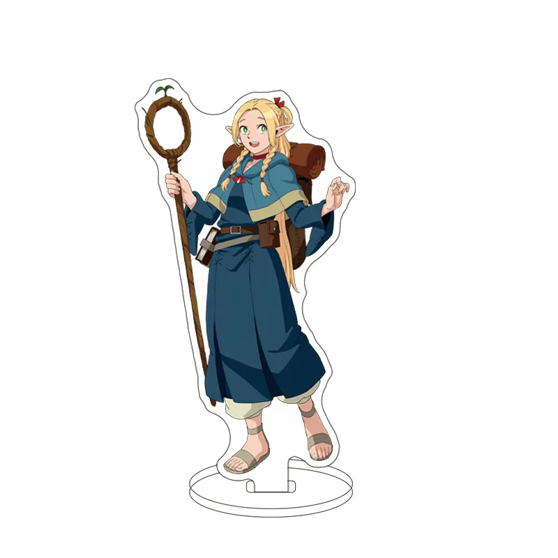 Anime Delicious in Dungeon Figure Acrylic Stand Ornament Model Plate Desk Display Collection Souvenir Gift