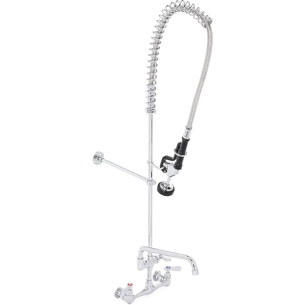 Commercial Kitchen Wall Mount Pre-Rinse Faucet, 42