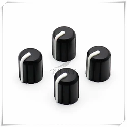 10PCS 11.5*14MM Plastic Power Amplifier Volume Potentiometer Knob Cap 180 Degree Electronic Instrument Switch Cap Inner Hole 6MM
