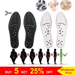 18 Magnets Magnetic Massage Insoles Foot Acupressure Shoe Pads Therapy Slimming Insoles for Weight Loss Cutting Pads