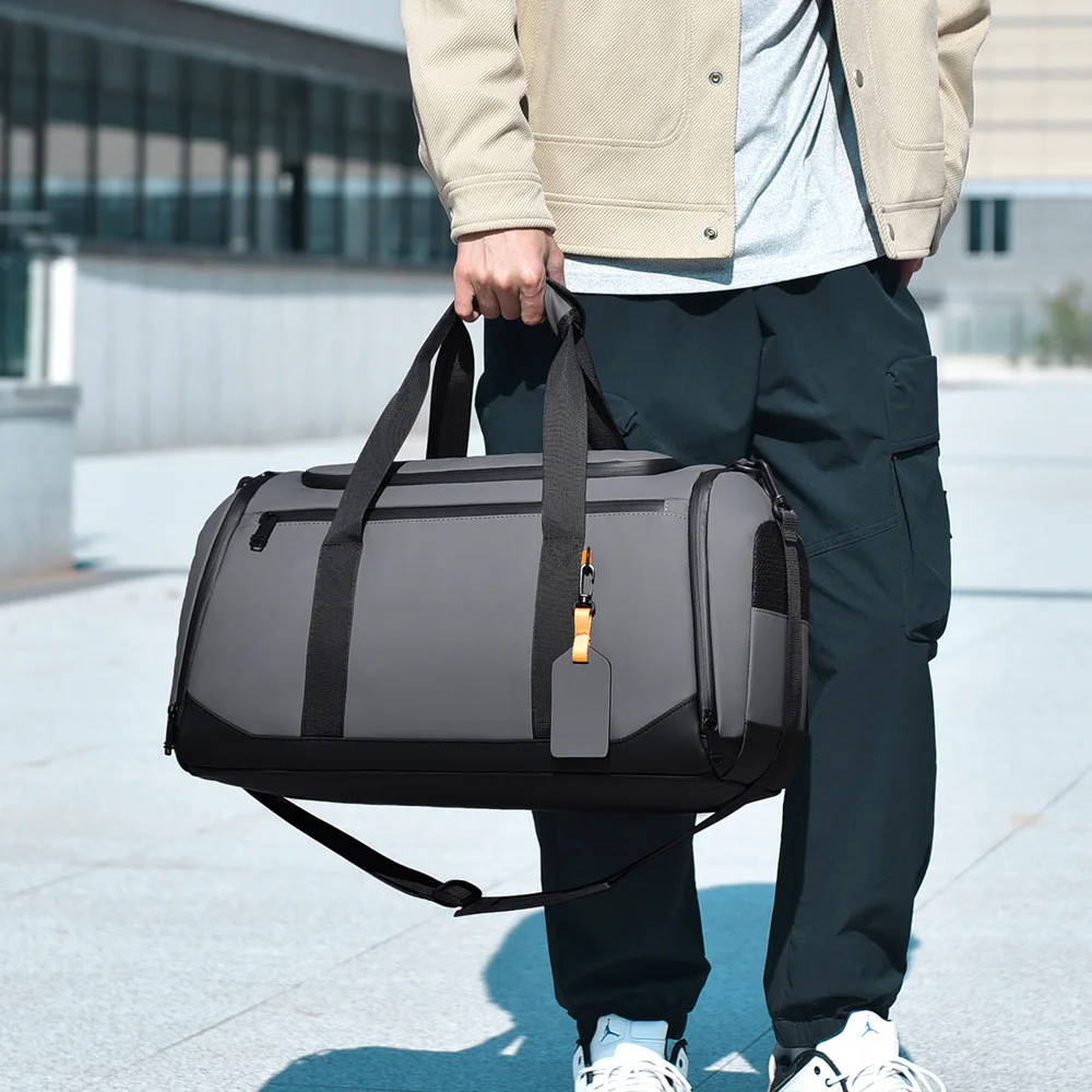 New Casual Sports and Fitness Bags, Dry and Wet Separation Hand-held Travel Bags, Independent Shoe Compartments, Crossbody Bags