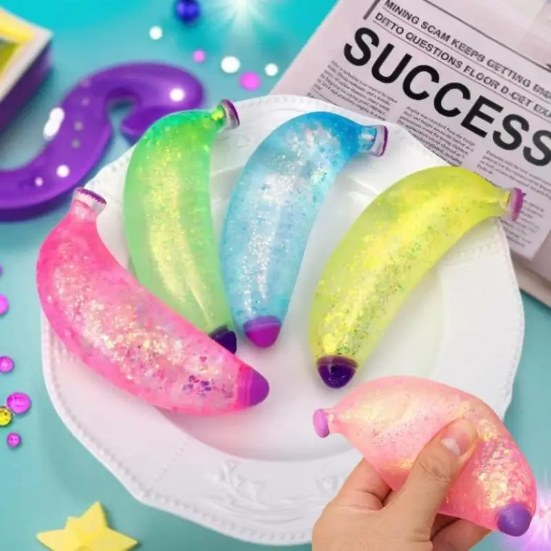 Maltose Banana Squeeze Toy Stress Relief Slow Rebound Decompression Toys Fidget Toys Home Decor Friends Best Gift