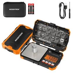 Gram Scale for Food 200 g/0.01 g Digital Weights Grams and Ounces Mini Pocket Scale with LCD Display, Tare Function with Bag