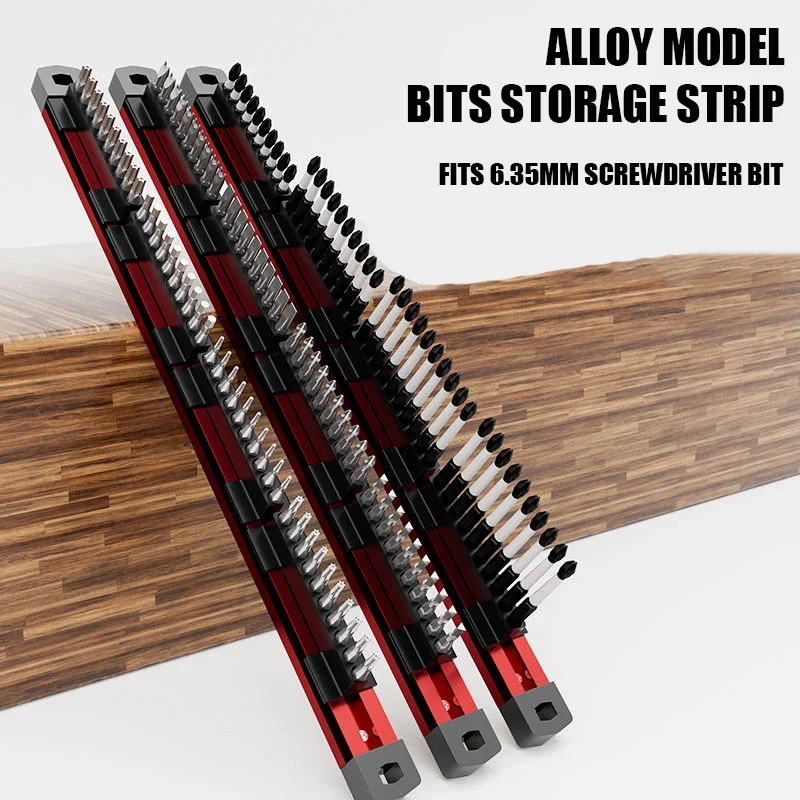 40 Holes for Electrician Gift Screwdriver Bits Holder with Magnetic Tool Organizer