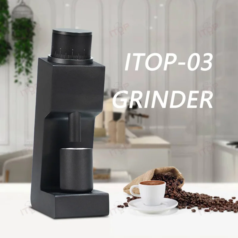 

ITOP 03 Electric Coffee Grinder Six-core 38mm Burr Household Coffee Bean Grinder Coffee Miller VS3 Grinder for Espresso Filter