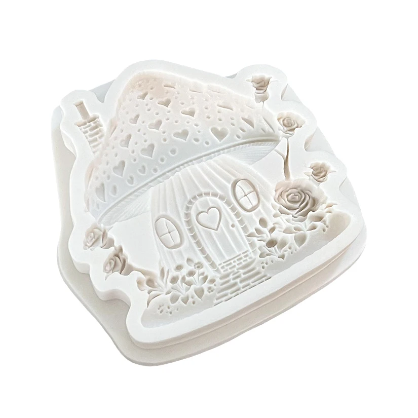Heart Mushroom Castle Mold 4