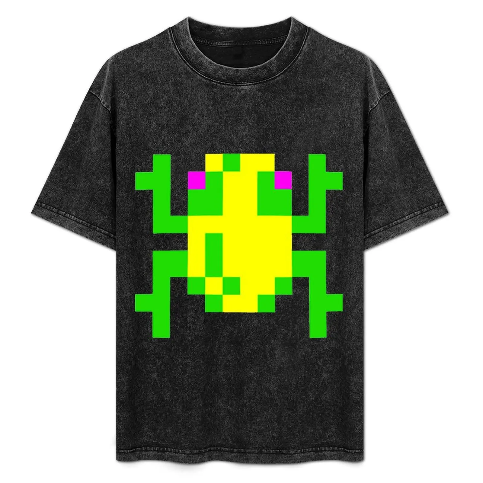 

Frogger Classic Arcade Game 80s T-Shirt Abstract Pattern Print Top