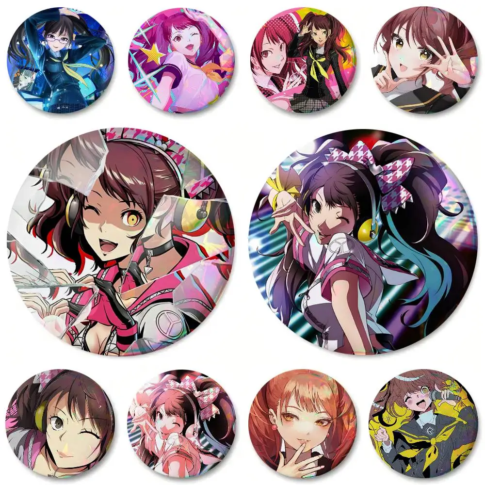 Anime Characters Kujikawa Rise Round Badges Can Be Used To Decorate Clothes And Backpack Pins