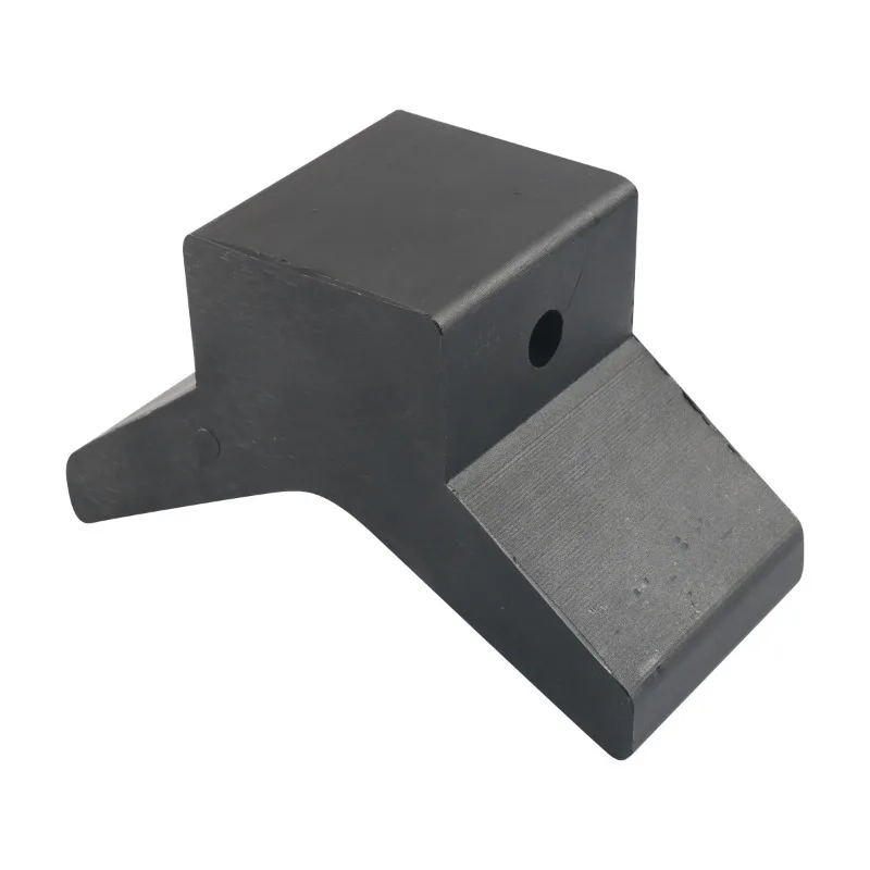 Новый 2-дюймовый шириной 3-дюймовый V-образный V-образный блок V-образного типа для лодки прицепа Носовой упор для прицепа Резиновый ограничитель лука Не маркировочное монтажное отверстие