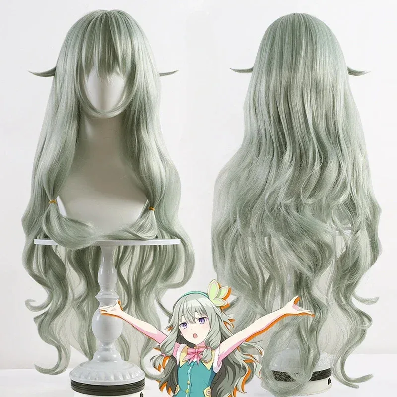 

Cosplay Project Sekai Kusanagi Nene Cosplay Wig Colorful Stage Long Green Wig Anime Cosplay Heat Resistant Synthetic Wig