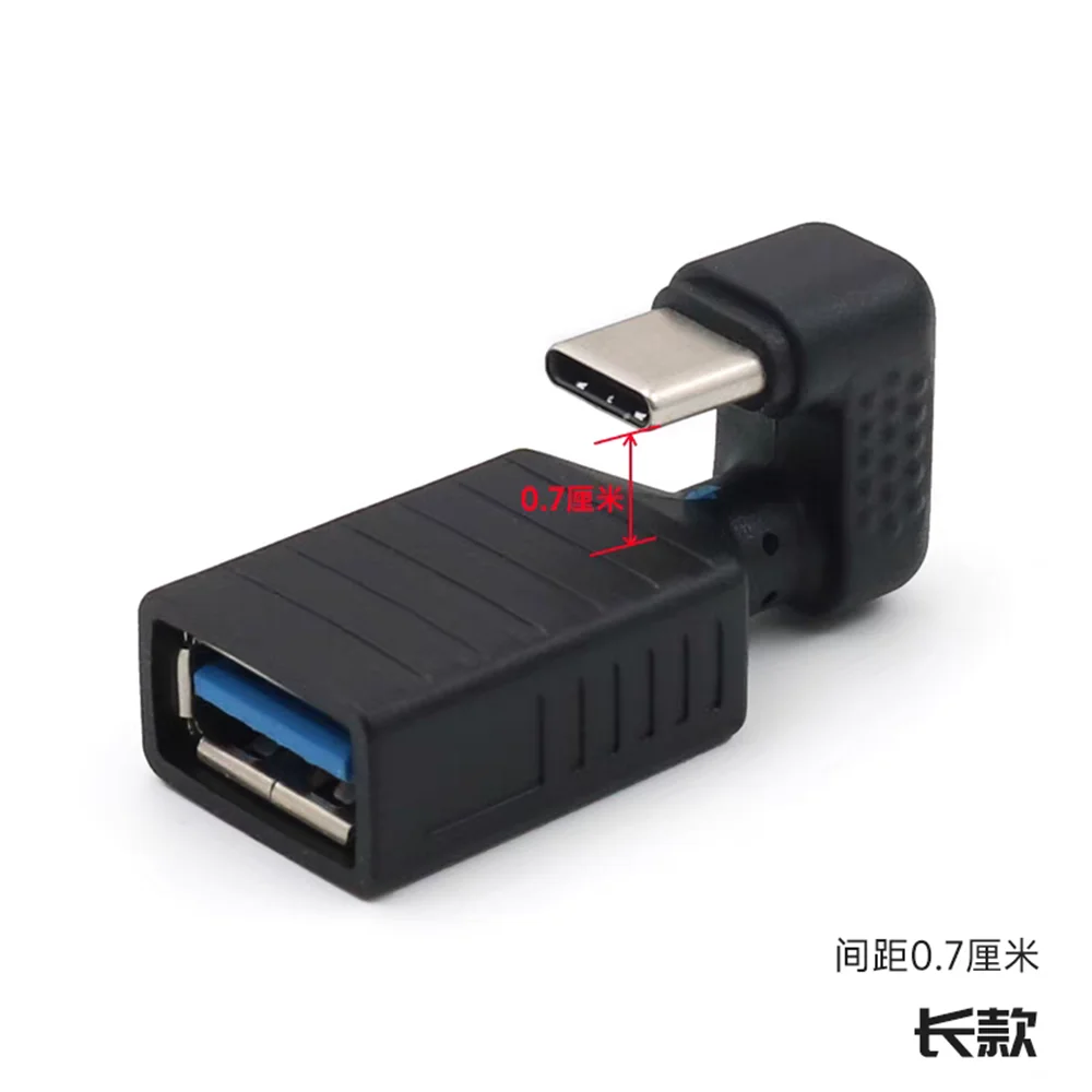 High speed Type-C mobile phone OTG data adapter U-shaped elbow charging USB 3.0 female tablet connected to mouse external USB dr