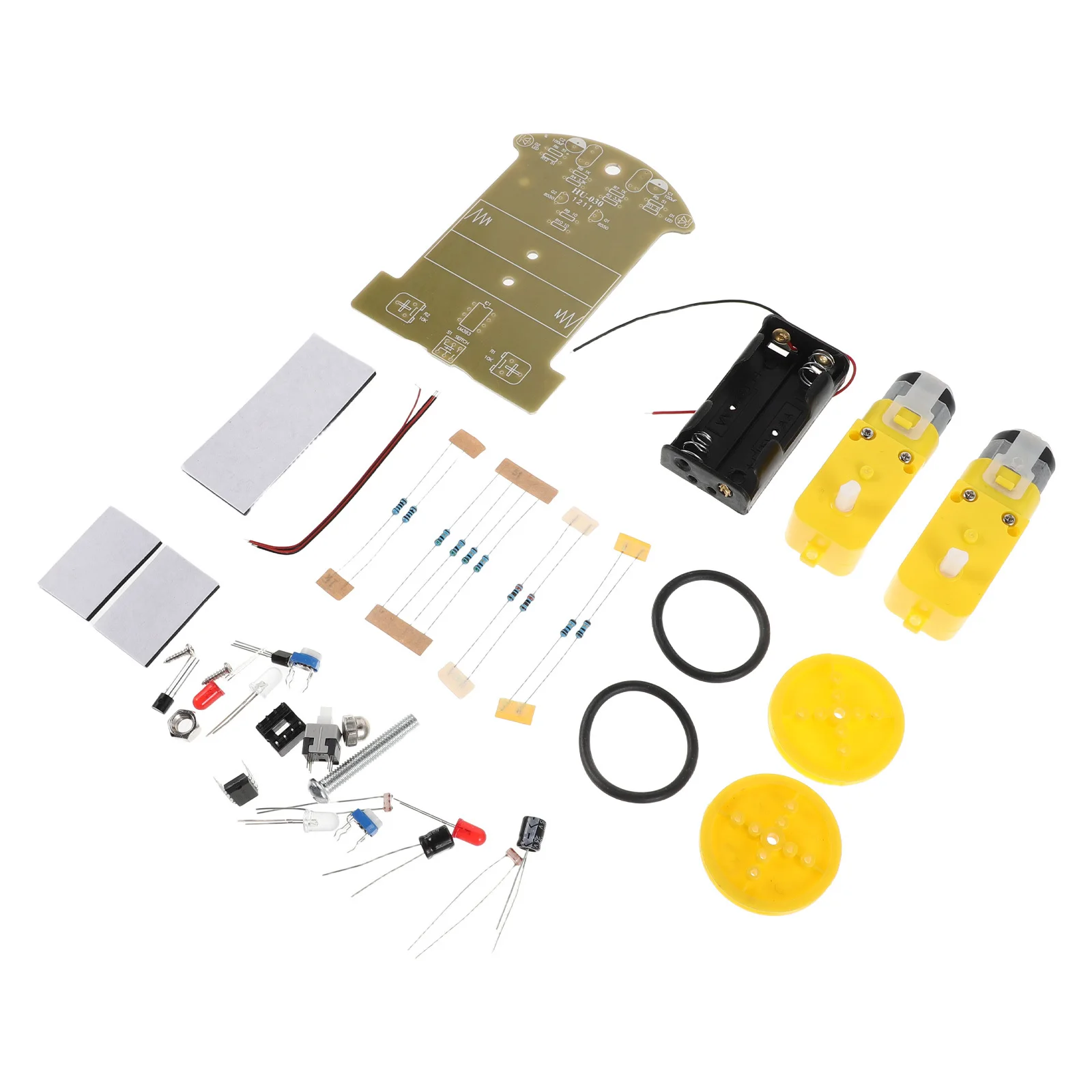 مجموعة واحدة من أدوات تتبع السيارة، خط روبوت ذكي بعد تعليم الجذع، مجموعة مشروع إلكترونيات لحام ذاتية الصنع للمبتدئين