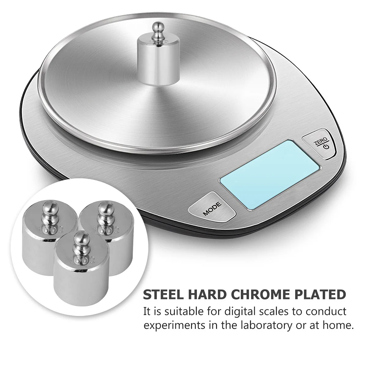 

4pcs 100G Calibration Weights Chromed Steel Anti-Oxidation Polished Surface For Digital Scale Laboratory