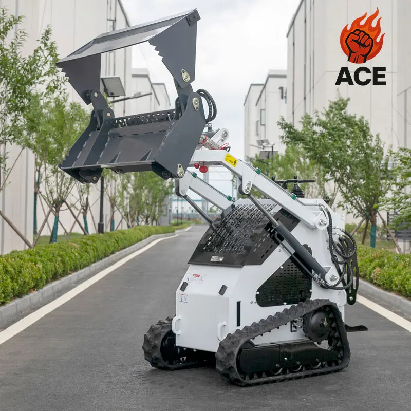 

Customized color Mini wheel loader Euro 5 Epa Kubota engine Skid Steer loader house Mini Skid Steer Loader With 4 in1 bucket