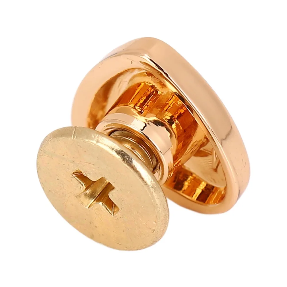 20pcs 14mm Size Decorative Stud Rivets Crossing Screw Back Stud Design Leather Stud Kit Gold/White/Bronze Color