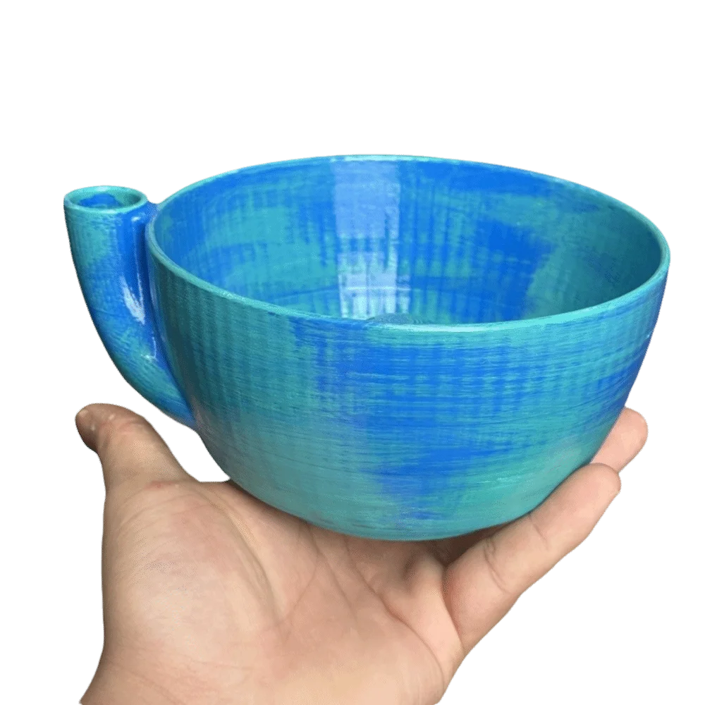 Imitation Ceramic Berry Swirl Bowl 360 Degree Cleaning Center Cone Design Fruit Swirl Colander Drain Holes Quick Drainage