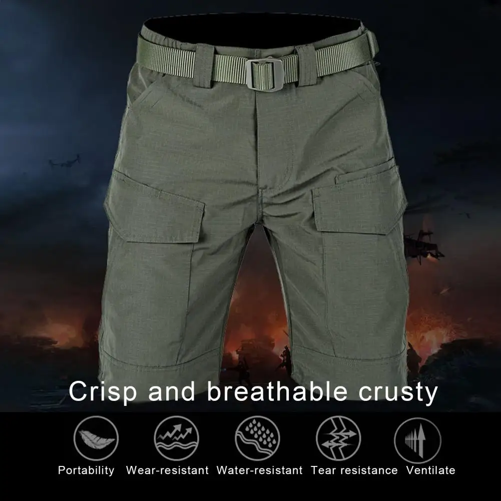 Shorts Men Urban Military Waterproof Cargo Shorts Male Outdoor Camo Breathable Quick Dry Pants Summer Casual Shorts