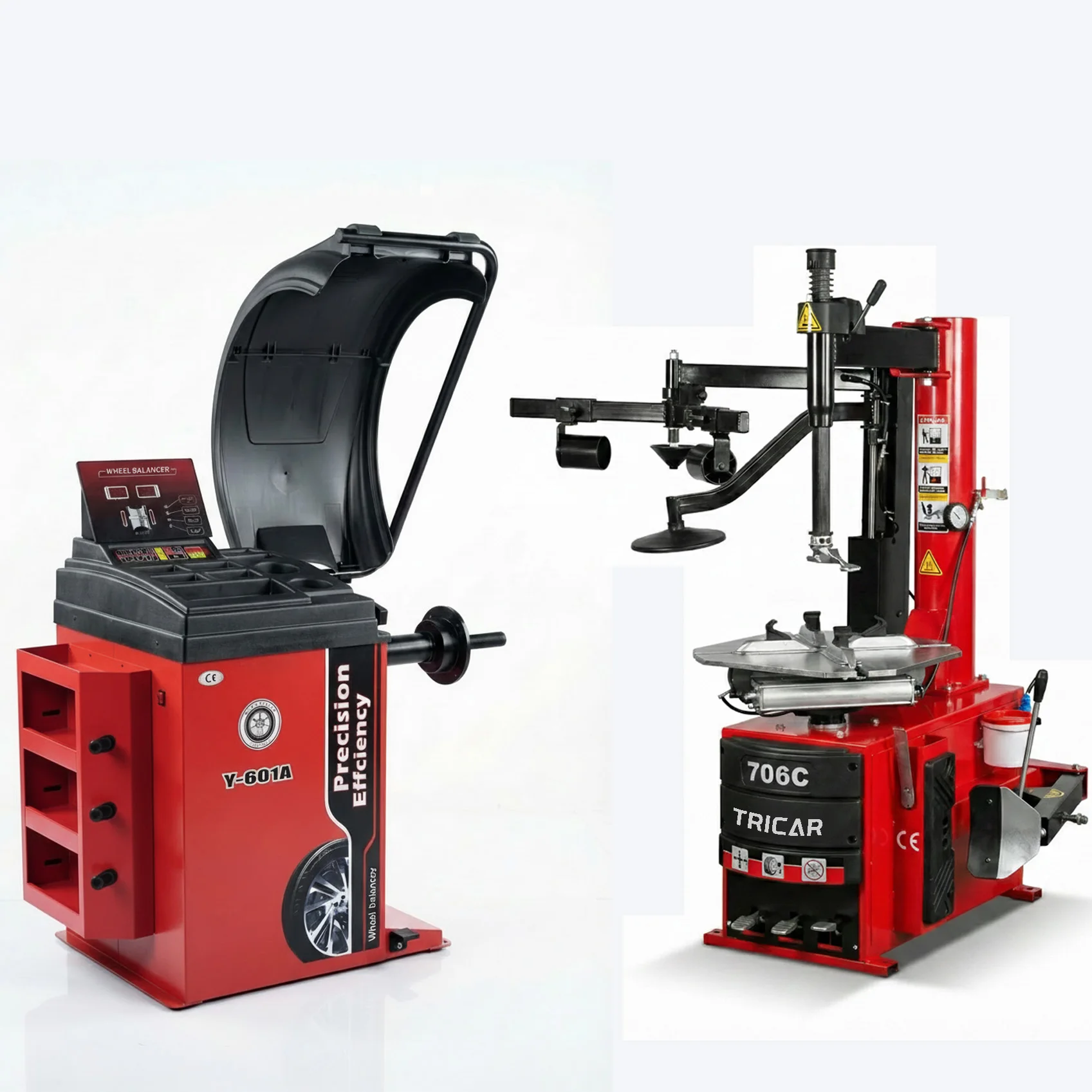 13-26 Inch Tire Changer Wheel Balancer Combo Power Supply Efficient Tyre Fitting and Balancing Machine