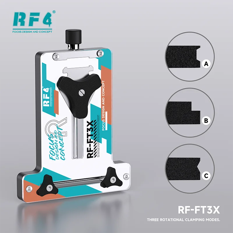 

Многофункциональный держатель для печатных плат RF4 RF-FT3X для ремонта материнских плат мобильных телефонов, держатель для ремонта процессоров и печатных плат, зажимное приспособление