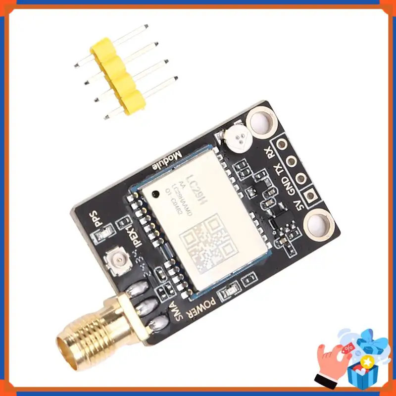 Compact RTK Base Station Board Featuring Quectel LC29H Dual Band L1 L5 For High Precision Positioning Module Output RTCM Data