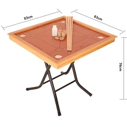 Solid wood carroms folding chess table SRJOIN table, household four poles