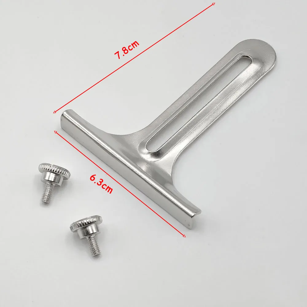 Metal T-Gauge Sewing Machine Straight Edge Even Seams Stitching Guide With 2 Thumb Screw Flat Car Regulations Sewing Accessories