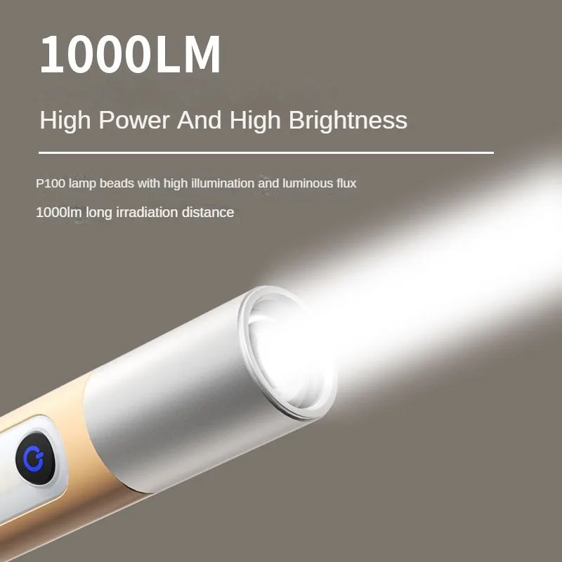 Xiaomi LED Flashlights Multifunctional Side Lights Rechargeable Long-range Ultra Bright Strong Lamp Outdoor Emergency Nightlight