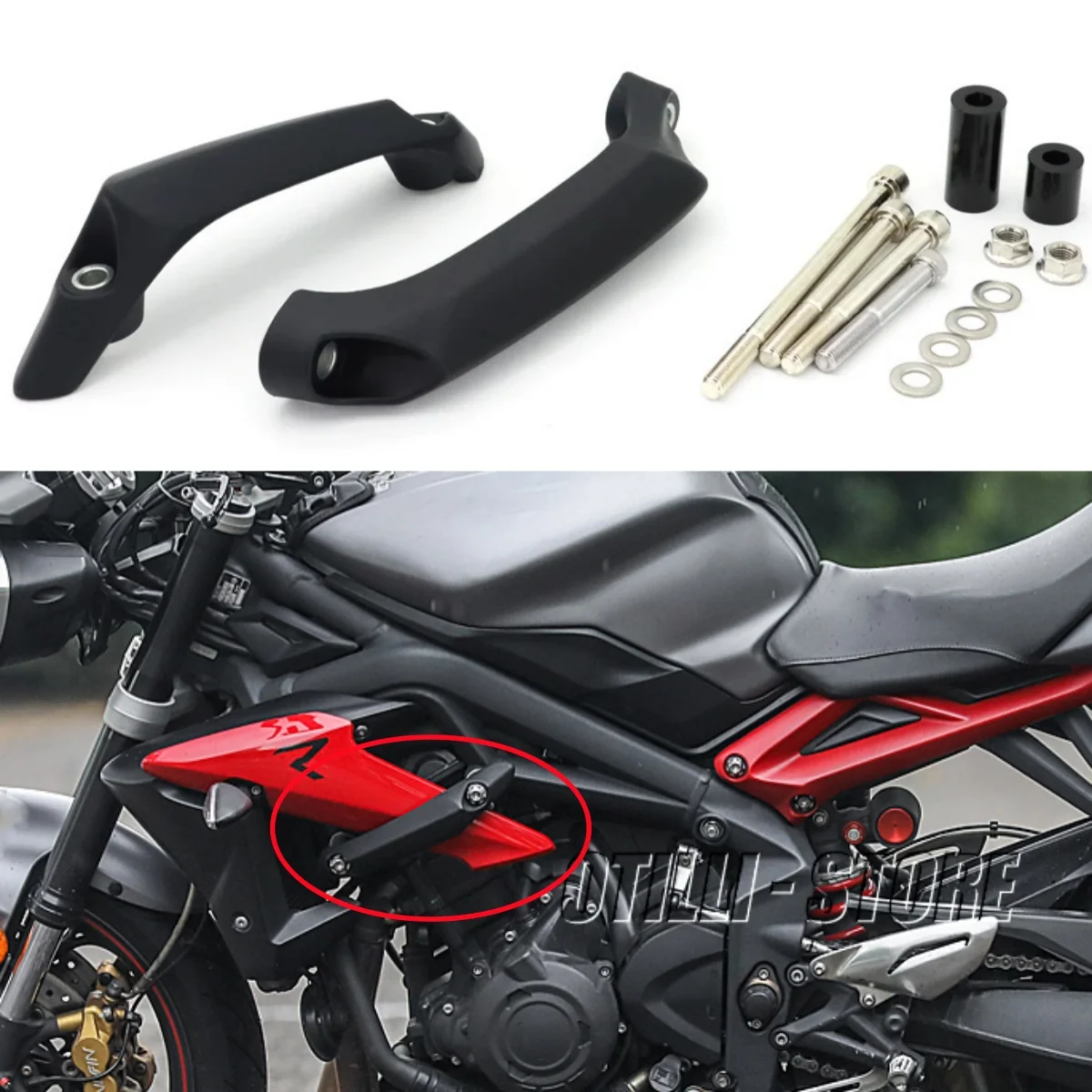 

Аксессуары для мотоциклов STREET TRIPLE 675 R S RS, слайдер, защита от падения, защита от падения для Street Triple 765RS 765